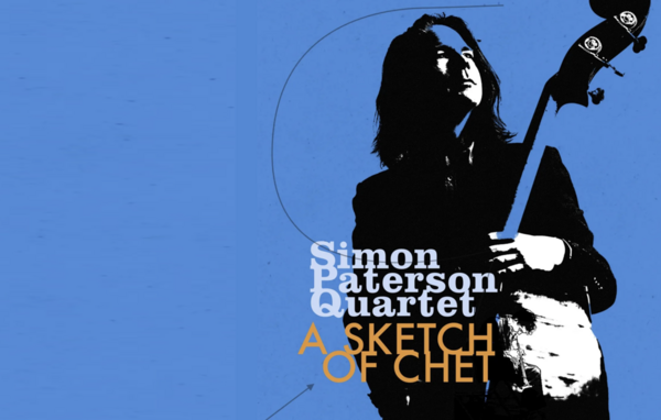 Simon Paterson on Bass on Sketch of Chet CD cover