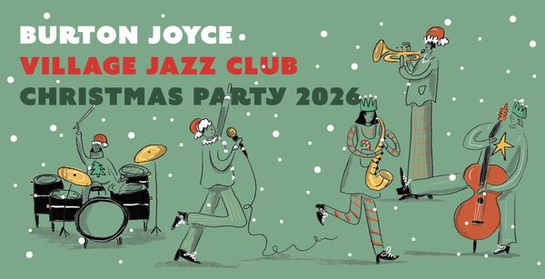 Jazzy Xmas Snowy Graphy with band