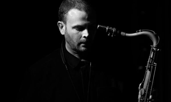 James Allsopp monochrome with sax