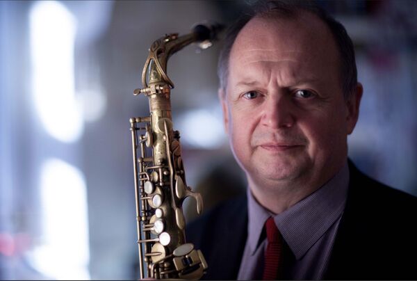 Alan Barnes with alto sax