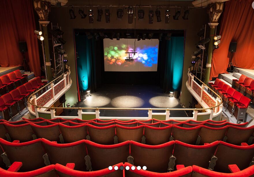 view of internal Y theatre red seats