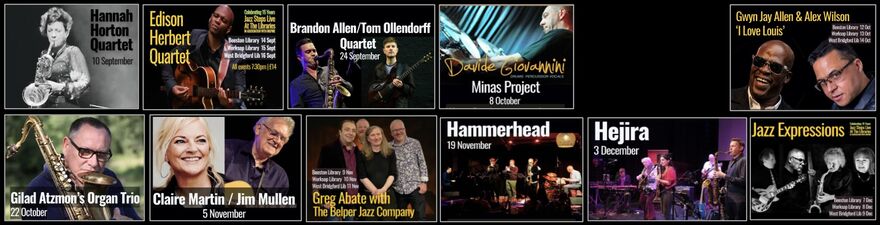 All Jazz Steps Gigs Sep Dec 2026