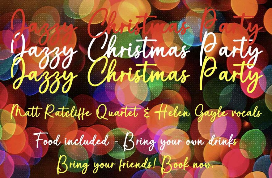 Christmas Jazzy Party Poster